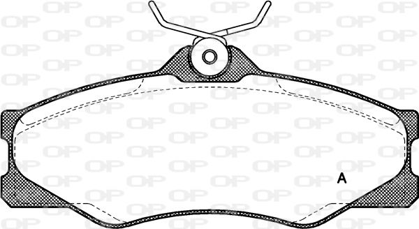 OPEN PARTS Jarrupala, levyjarru BPA0223.00